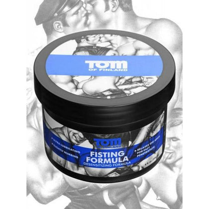 Tom of Finland Fisting Formula 8oz - Ultra Lubricating Desensitizing Cream for Anal Stretching Play - Model TFF-8 - Unisex - Maximum Slickness - White
