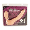 Si Novelties Simply Strapless Small Vanilla Beige Silicone Strapless Vibrating Dildo - Model SS-001 - For Women - Intimate Pleasure - Vanilla Beige - Adult Naughty Store