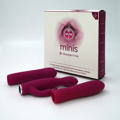 Skins Minis - Massage A Trois: The Sensual Pleasure Trio for Alluring Intimate Adventures
