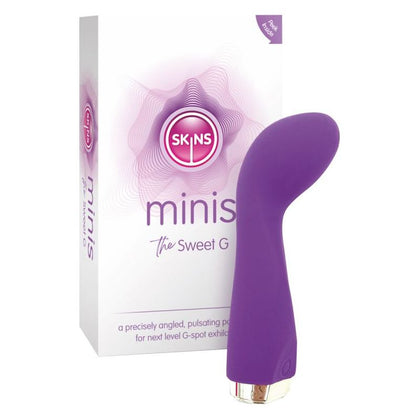 Skins Minis - The Sensual Sweet G: USB Rechargeable G-Spot Vibrator for Women, Model SSG-100, Captivating Pink
