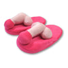 Introducing the Exquisite Pleasure Pecker Slippers - Model PS-001: Unleash Your Sensual Side with Luxurious Footwear Experience! - Adult Naughty Store