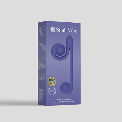 SnailVibe Purple - The Ultimate Dual Stimulation Clitoral Vibrator, Model SV-6, Designed for Women, Unparalleled Pleasure Experience - Adult Naughty Store