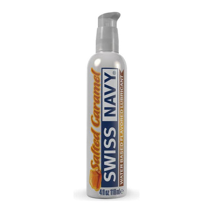 Swiss Navy Salted Caramel Flavored Water-Based Lubricant - Sensual Pleasure Enhancer for Oral Delights - 4oz Bottle - Adult Naughty Store