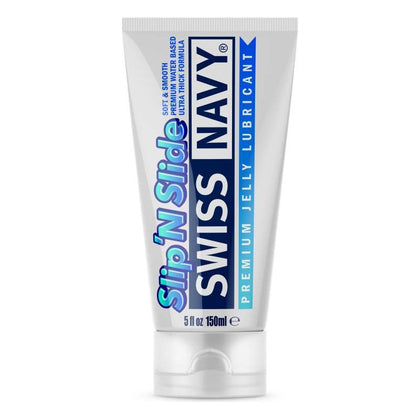 Swiss Navy Slip N Slide Premium Jelly Lubricant 5oz - The Ultimate Intimate Cushion for Unforgettable Pleasure