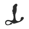Feel the Luxurious Sensation with Luxe Pleasure No 27 Curved Prostate Massager for Men - Black