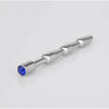 Gem-Adorned Stainless Steel Urethral Plug - SOUND010: Unisex Pleasure in Blue