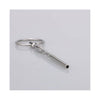 Stainless Steel Urethral Plug with Ring - SOUND011U - Male - Hollow - 30mm Ring - 105mm Long - 4.5mm to 7.5mm Width - Packaged - Silver - Adult Naughty Store