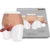 XX-DREAMSTOYS Ultra Realistic Silicone Penis Form Size M Model 101 for Men - Realistic Belly Button Shape Simulation - Flesh Tone - Adult Naughty Store