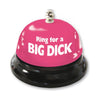 Introducing the SensationBell™ Deluxe PD-69X Big Dick Table Bell - The Ultimate Pleasure Companion for Him and Her in Sensual Pink - Adult Naughty Store