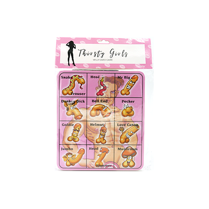 Thirsty Girls - Willy Bingo Playing Cards Game

Introducing the Sensational Thirsty Girls Deluxe Willy Bingo Playing Cards Game - The Ultimate Adult Entertainment Experience for All!