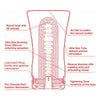 TENGA U.S. Soft Tube Cup Male Masturbator - Ultra-Size, Model X3, Men's Pleasure Toy, Intense Suction, Black