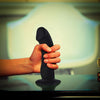 Fun Factory The Boss Dildo - Realistic Silicone Dildo for Vaginal and Anal Pleasure - Model X-42 - Unisex - Deep Blue