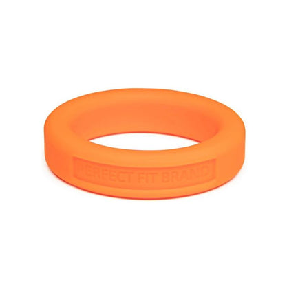 Hefty Silicone Cock Ring 36mm - The Ultimate Pleasure Enhancer for Men - Orange