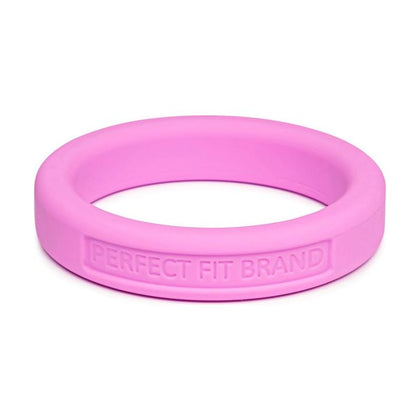 Perfect Fit Brand Hefty Pleasure Silicone Cock Ring - Model 44mm Pink: Ultimate Comfort and Sensual Stimulation for Men's Intimate Pleasure