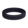 Introducing the Luxe Pleasure Co. Sensual Silicone Cock Ring - Model 44mm Black: The Ultimate Pleasure Enhancer for Men - Adult Naughty Store