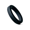 Introducing the Luxe Pleasure Co. Sensual Silicone Cock Ring - Model 44mm Black: The Ultimate Pleasure Enhancer for Men - Adult Naughty Store