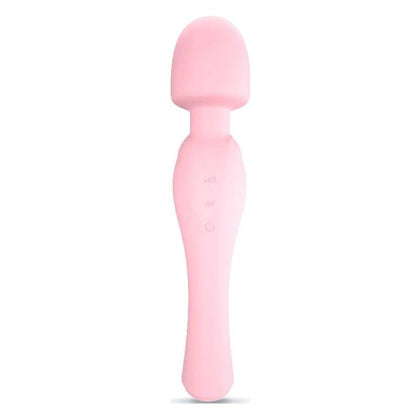 Introducing the Blossom Pink Silicone Wand Massager - Model BW-200: The Ultimate Pleasure Companion for Her - Adult Naughty Store