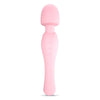 Introducing the Blossom Pink Silicone Wand Massager - Model BW-200: The Ultimate Pleasure Companion for Her - Adult Naughty Store