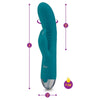 Introducing the SensuVibe A1: The Ultimate Ocean Blue Pleasure Companion for Alluring G-Spot and Clitoral Stimulation Experience - Adult Naughty Store