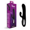 Viben Hypnotic Thrusting Rabbit Vibe w Swinging Clit Stim Black: The Ultimate Pleasure Experience for Her! - Adult Naughty Store