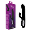 Viben Hypnotic Thrusting Rabbit Vibe w Swinging Clit Stim Black: The Ultimate Pleasure Experience for Her! - Adult Naughty Store