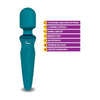 Viben's Fierce Ocean: Sensational Rechargeable Wand Massager - Model F25, for Intense Pleasure, Aqua, Designed for All Genders and Targeted Stimulation - Adult Naughty Store