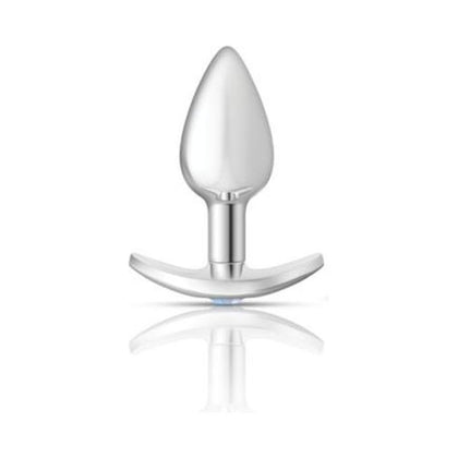 Cheeky Charms Silver Anchor Butt Plug Kit - Model CC-001: Premium Gender-Inclusive Anal Pleasure Set in Elegant Silver - Adult Naughty Store