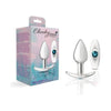 Cheeky Charms Silver Anchor Butt Plug Kit - Model CC-001: Premium Gender-Inclusive Anal Pleasure Set in Elegant Silver - Adult Naughty Store