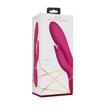 Zosia - Classic G-Spot Rabbit Vibrator - Model ZCGR-01 - Women's Dual Pleasure - Pink