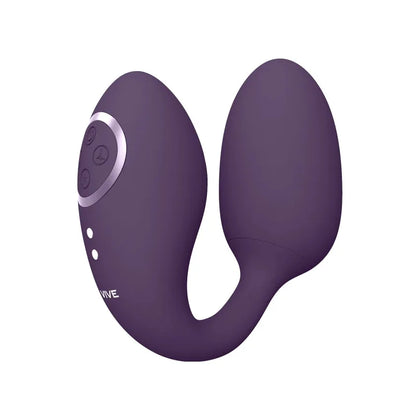 Aika - Purple Dual Stimulating Vibrating Love Egg for Women's G-Spot and Clitoral Pleasure
