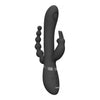 Rini - Black: Premium Silicone Triple Motor G-Spot, Clitoral, and Anal Stimulator for Women - Model RINI-10 - Black - Adult Naughty Store