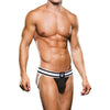 Prowler Sensual Black/White Jock Strap - Model X1 - Men's Pleasure Enhancing Underwear