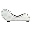 Introducing the LuxuriaX Sensual Pleasure Kama Sutra Chaise Lounge - Model KS-2021 - Unisex Love Lounge for Intimate Moments of Passion and Relaxation in Black/White