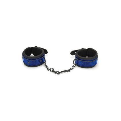 Whip Smart Diamond Handcuff Blue: The Sensual Seductress - Model DHC-001, for Boundless Pleasure