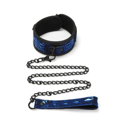 Whip Smart Diamond Collar & Leash Blue:
The Ultimate Unisex BDSM Accessory for Sensual Pleasure and Control