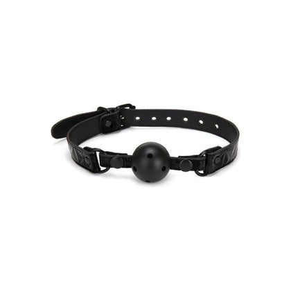 Whip Smart Diamond Deluxe Ball Gag - Sensual Silence for Bondage Play - Model XX69 - Unisex - Pleasure Enhancer - Black