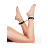 Deluxe Black Glow In The Dark Buckle Cuffs - Sensual BDSM Restraints for Him and Her