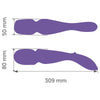 We-Vibe Wand Couples Vibrator - Ultra-Powerful Cordless Body Massager for Intense Pleasure - Model W-2021 - For Couples - Full-Body Stimulation - Deep Purple