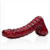 Freaks Reaper Dildo - Model No. 105303: Intense Red Platinum Cured Silicone Grim Reaper Dildo for Ultimate Pleasure - Adult Naughty Store