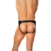 Male Power Moonshine Men's Liquid Onyx Cut Out Back Jock-Brief Style Pleasure Enhancer - Model MOONSHINE-01 - Black - Adult Naughty Store