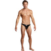 Male Power Moonshine Men's Liquid Onyx Cut Out Back Jock-Brief Style Pleasure Enhancer - Model MOONSHINE-01 - Black - Adult Naughty Store