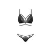 Diyosa Sensual Black Lace Bra and Thong Set - Model DS-2PC-BLK - Women's Intimate Lingerie for Unforgettable Nights