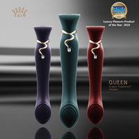 Zalo Queen G-Spot Vibrator - Ultimate Pleasure for Women - PulseWave™ Technology - Model QGV-2021 - Deep Rose - Adult Naughty Store