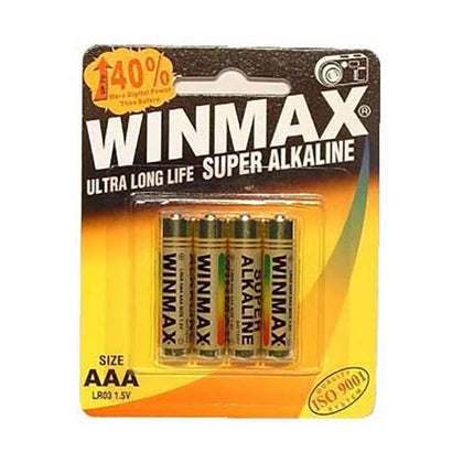 Winmax AAA Super Alkaline Batteries - Long-Lasting Power for Your Intimate Devices - Adult Naughty Store