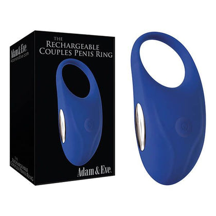 Adam & Eve Rechargeable Couples Penis Ring: Intense Stimulation for Him and Targeted Pleasure for Her