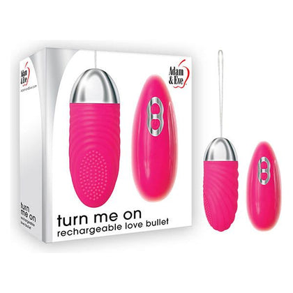 Adam & Eve Rechargeable Love Bullet - Model LBR-36 - Powerful Vibrating Bullet for Targeted Pleasure - Women's Intimate Toy - Clitoral Stimulation - Deep Purple