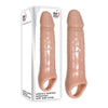 Adam & Eve Realistic Extension with Ball Strap - Enhance Your Pleasure with the Adam & Eve Elite 5000 Penis Extension - Male - Girth-Boosting Pleasure Enhancer - Deep Inner Chamber - Black