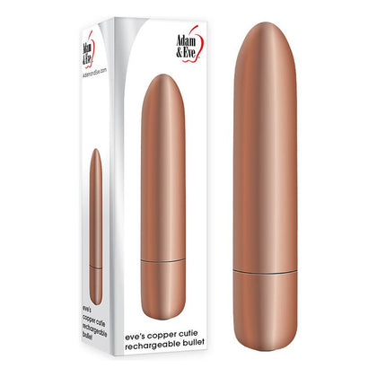 Adam & Eve Copper Cutie Rechargeable Bullet Vibrator - Model CC-10 - For Women - Clitoral Stimulation - Copper
