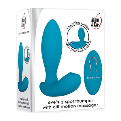 Adam & Eve Silicone G-Spot Thumper with Clit Motion Massager - Model X9B - Women's Dual Pleasure - Pink