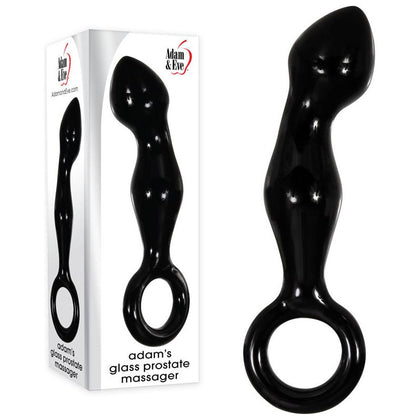 Adam & Eve Glass Prostate Massager - Model AP-01 - Male P-Spot Pleasure - Clear